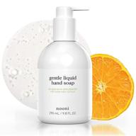 🍊 nooni gentle liquid hand soap: moisturizing mild soap with citrus, applewater, and jojoba oil - korean skincare, vegan & cruelty-free, peta certified, no artificial fragrance logo