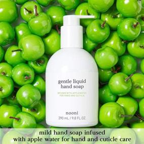 img 2 attached to 🍊 NOONI Gentle Liquid Hand Soap: Moisturizing Mild Soap with Citrus, Applewater, and Jojoba Oil - Korean Skincare, Vegan & Cruelty-Free, PETA Certified, No Artificial Fragrance