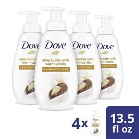 img 2 attached to 🧴 Dove Purely Pampering Body Wash Shea Butter and Vanilla with NutriumMoisture Technology, Paraben-Free, 13.5 fl oz - 4 Pack