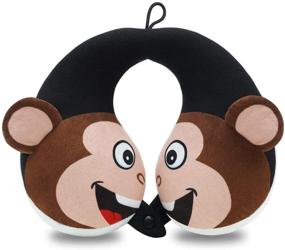 img 4 attached to 🐾 COOLBEBE Kids Neck Travel Pillow - Comfortable U-Shaped Animal Pillows for Children, Toddlers, and Travel - Enhance Restful Sleep On-the-Go