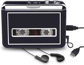 img 4 attached to Преобразователь кассетного плеера Rybozen - цифровой MP3 портативный устройство Walkman | Конвертирование записей на кассетах в формат MP3 с улучшенным программным обеспечением (AudioLAVA)