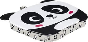 img 4 attached to LapGear Lap Pets Panda Desk - Perfect for Lil' Kids - Fits 11.6 Inch Laptops - Style No. 46743