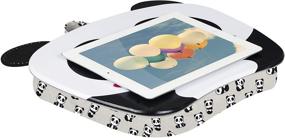 img 3 attached to Плед для ноутбука LapGear Lap Pets Panda - идеально подходит для малышей - подходит для ноутбуков 11.6 дюймов - стиль № 46743