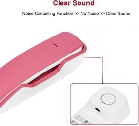 img 3 attached to 📞 Versatile Pink Wall-Mounted Corded Telephone - Ideal for Home, Office, and More!