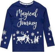 disney girls frozen long sleeve girls' clothing logo