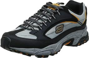 img 4 attached to Skechers Stamina Cutback Lace Up Charcoal Men's Shoes and Fashion Sneakers