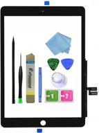 📱 zentop touch screen digitizer for black ipad 7/8 2019 2020 10.2" - replacement front glass assembly with toolkit (no home button) logo