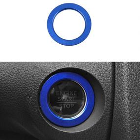 img 1 attached to 🚗 Enhance Your Honda Civic with TopDall Audio Speaker Engine Auto Press Start Ignition AC Climate Knob Ring Sticker