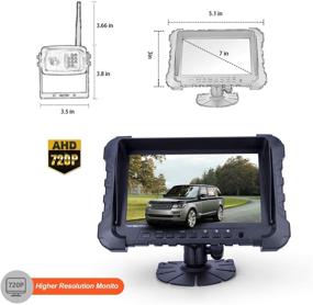 img 3 attached to Digital Wireless Infrared Viewing Monitor Car & Vehicle Electronics