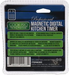 img 1 attached to ⏲️ ExcelSteel Cook Pro - Magnetic Digital Kitchen Timer in Sleek Silver Design