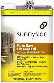 img 1 attached to Sunnyside Corporation 873G1 Pure Raw Linseed Oil - Premium Quality Gallon