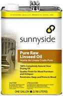 sunnyside corporation 873g1 pure raw linseed oil - premium quality gallon logo