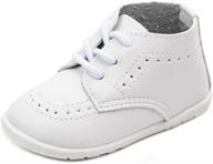 👞 anrentiy classic toddler boys' walking christening shoes logo