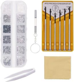 img 4 attached to Comprehensive Eyeglass Repair Kit: Essential Tools for Glasses, Mobile Phones, and Watches