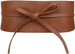 img 3 attached to Womens Leather Around Style Waist Women's Accessories in Belts