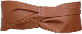 img 2 attached to Womens Leather Around Style Waist Women's Accessories in Belts