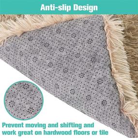 img 1 attached to SCENEREAL 2-in-1 Self-Warming Cat Bed Mat for Small Cats and Dogs - Soft Plush Mat 🐶 with Non-Slip Bottom, Washable Pet Mat for Cozy Autumn and Winter Indoor Snooze Sleeping for Kittens and Puppies