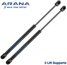 img 3 attached to 🔧 2Pcs C1604154 15" Gas Prop Lift Supports - Heavy-Duty Struts for Truck Topper, Snugtop Cover, Camper Shell, Window, Toolbox, and More