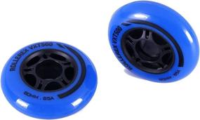 img 3 attached to Rollerex VXT500 RipStik Wheels (Choose from Various Colors) - 2-Pack (80mm) - Ideal for RipStiks, Inline Skates, Roller Blades