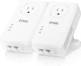 img 4 attached to 🔌 ZyXEL Pass-Thru Ethernet Adapter AV2000 Powerline 2-port Gigabit 2-Pack [PLA5456KIT]: Efficient Networking Solution for Faster Connectivity