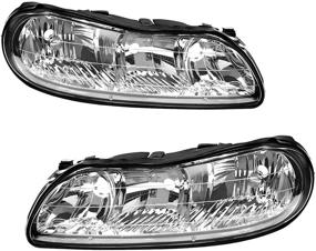 img 4 attached to 🚘 Quality Headlight Assembly for 1997-2003 Chevy Malibu & 1997-1999 Oldsmobile Cutlass