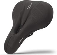 🚲 velmia memory foam bike seat optimizes comfort i ergonomic zone concept for men & women i bmx, mtb & road bicycle saddle logo