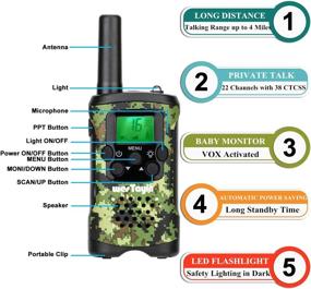 img 3 attached to 📞 T4801 Vox Hands-Free Walkie Talkies - Stay Connected on Westayin Channels