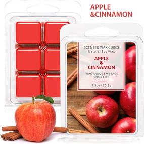 img 3 attached to STRN Wax Melts: Highly Scented Apple Cinnamon Wax Cubes for Wax Warmers