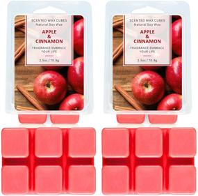 img 4 attached to STRN Wax Melts: Highly Scented Apple Cinnamon Wax Cubes for Wax Warmers