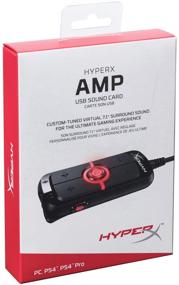img 1 attached to 🎧 Enhanced Audio Experience with HyperX Amp USB Sound Card - 7.1 Surround Sound - PC/PS4 Compatibility - Seamless Plug and Play Upgrade for Stereo Headsets (HX-USCCAMSS-BK)