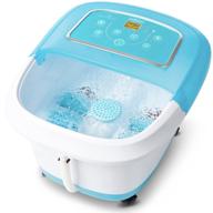 🛀 ultimate foot spa bath massager with heat, xl size, automatic rollers, jets & bubbles, detachable massage points - relax and revitalize your feet logo