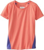 columbia sportswear silver sleeve x large girls' clothing and active logo