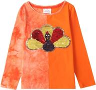 festive thanksgiving attire: hh family t shirt tops for girls - clothing for tees & blouses logo