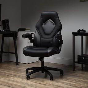 img 4 attached to Enhance Your Gaming Experience with the OFM ESS Collection High Back Racing Style Gaming Chair in Black