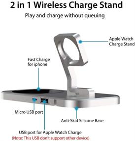 img 3 attached to Lelekey Wireless Charging Station Products Portable Audio & Video