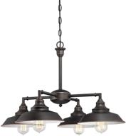 💡 westinghouse lighting 6343300 4-light iron hill chandelier, oil rubbed bronze with highlights and white interior – ideal for indoor spaces логотип