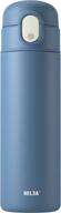 🥤 18 oz stainless steel kids thermos water bottle with straw and lid - ideal for biking, running, camping, school, office, or car (blue) логотип