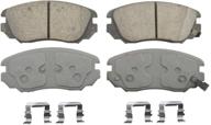 wagner thermoquiet qc1421 ceramic disc brake pad set for enhanced performance logo