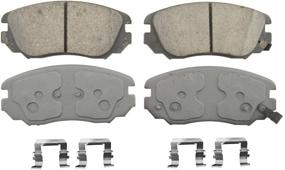 img 4 attached to Wagner ThermoQuiet QC1421 Ceramic Disc Brake Pad Set for Enhanced Performance