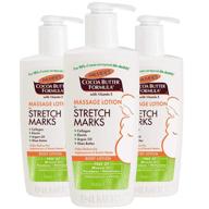 💆 palmer's cocoa butter formula massage lotion for stretch marks, pregnancy skin care - pack of 3, 6.5 ounces logo
