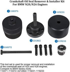 img 3 attached to Efficient BMW N20/N26 Front Crankshaft Oil Seal Remover & Installer Kit - 110371/110372/2212822/119231/119233