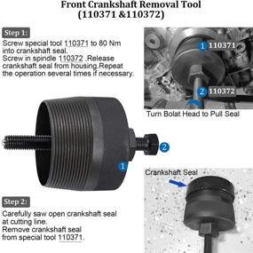 img 2 attached to Efficient BMW N20/N26 Front Crankshaft Oil Seal Remover & Installer Kit - 110371/110372/2212822/119231/119233