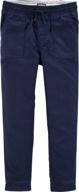 little pull twill joggers oakleaf boys' clothing ~ pants logo