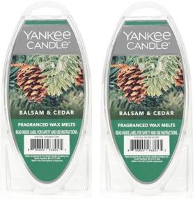 img 1 attached to 🌲 Enhance your Space with Yankee Candle Balsam & Cedar Fragranced Wax Melts - Lot of 2