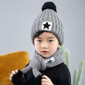 img 3 attached to Warm and Festive: Earflap Winter Christmas Beanie Crochet - A Must-have Boys' Accessories