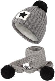 img 2 attached to Warm and Festive: Earflap Winter Christmas Beanie Crochet - A Must-have Boys' Accessories