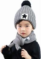 warm and festive: earflap winter christmas beanie crochet - a must-have boys' accessories logo