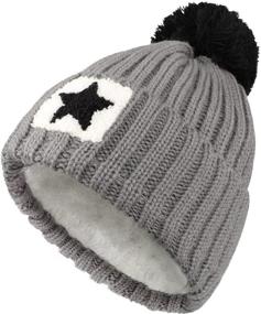 img 1 attached to Warm and Festive: Earflap Winter Christmas Beanie Crochet - A Must-have Boys' Accessories