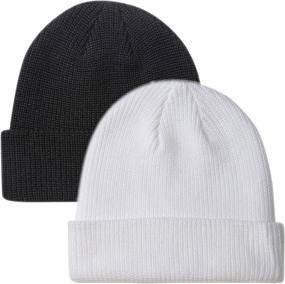 img 4 attached to Slouchy Beanie Hats Winter Knitted Outdoor Recreation in Hiking & Outdoor Recreation Clothing