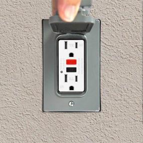 img 1 attached to 🔌 Residential, Commercial, and Industrial Electrical Pack-Resistant Receptacle for Efficient Wiring & Connection